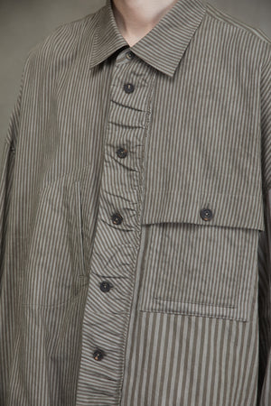 Oversized Striped Shirt