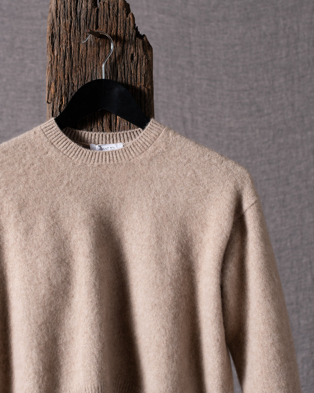 Woman Cashmere Boxy Pullover Avena