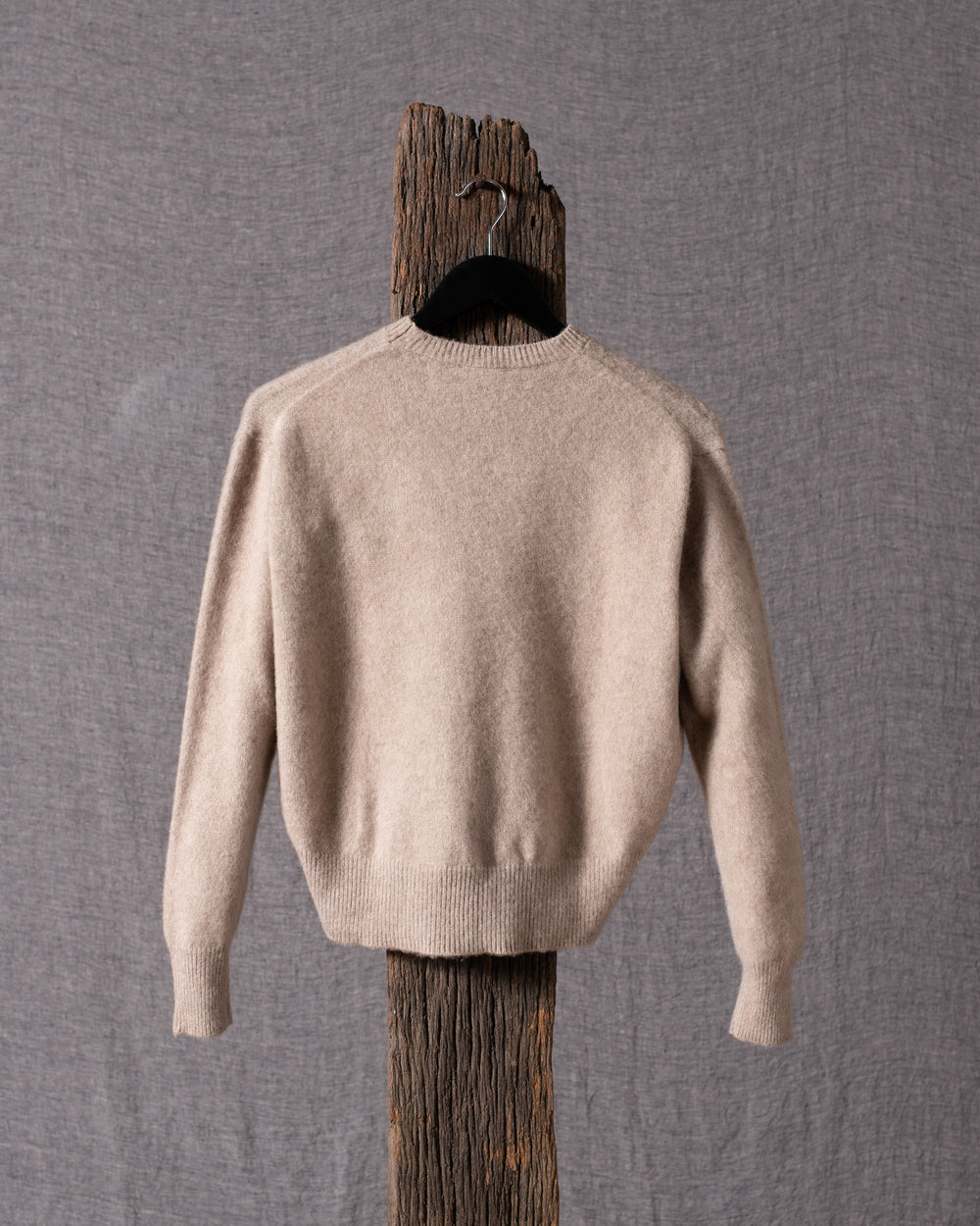 Woman Cashmere Boxy Pullover Avena