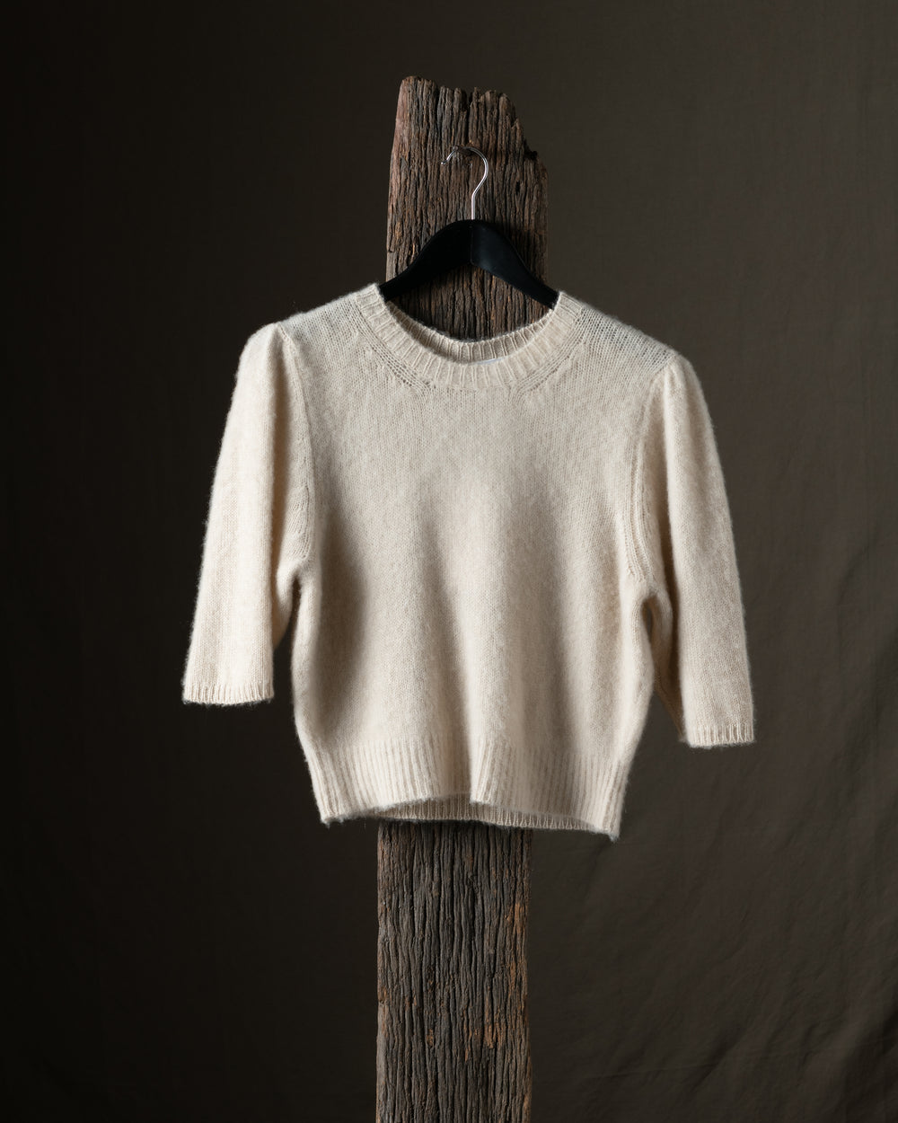 Woman Carded Puffed Sleeves Pullover Saraceno