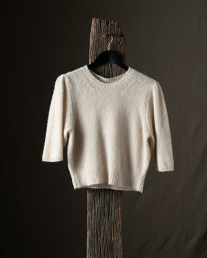 Woman Carded Puffed Sleeves Pullover Saraceno