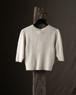 Woman Carded Puffed Sleeves Pullover Saraceno