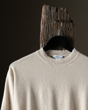 Woman Destroyed Round Neck Boxy Pullover Saraceno
