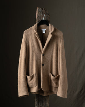 Man Carded Cashmere Rever Jacket Cammello