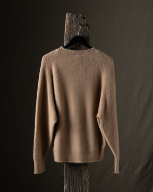 Man Knitted Cashmere Pullover Cammello
