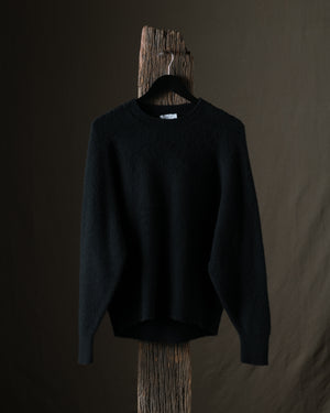 Man Knitted Cashmere Pullover Nero
