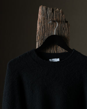 Man Knitted Cashmere Pullover Nero