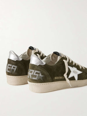 Ball Star Suede Upper Nylon Tongue Laminated Star Olive Night / Silver