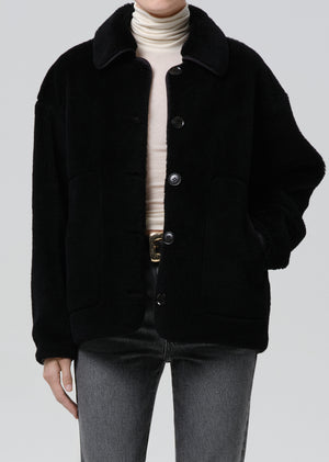 Astrid Sherpa Jacket Black