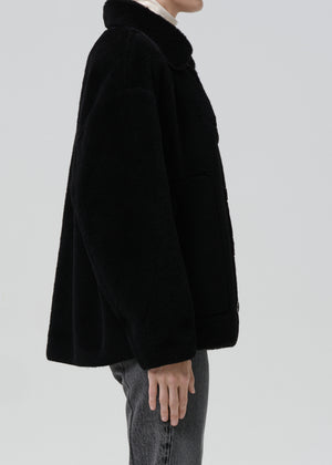 Astrid Sherpa Jacket Black