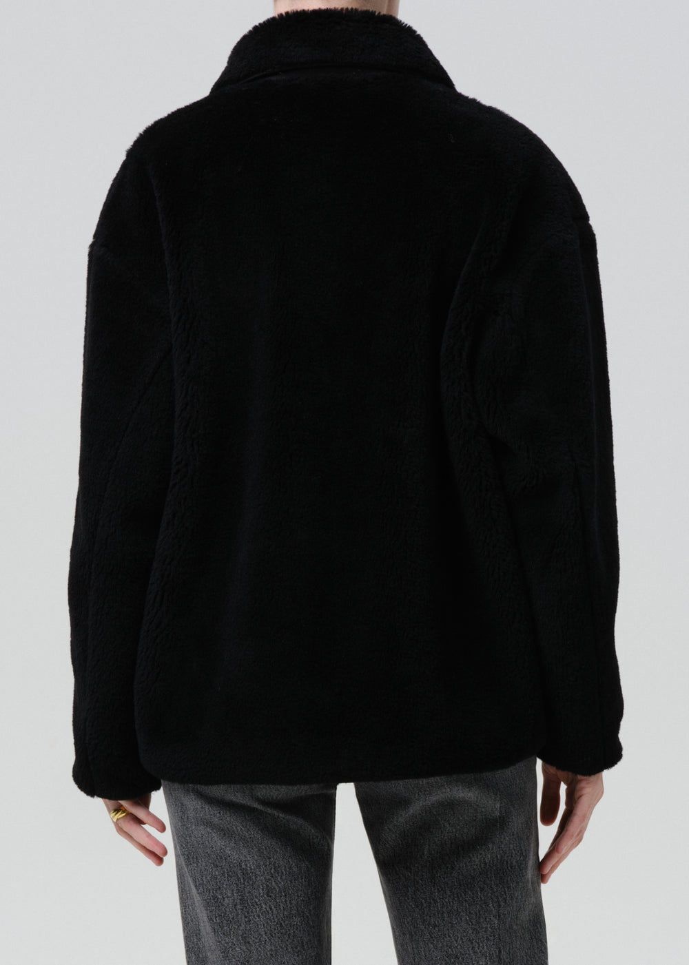 Astrid Sherpa Jacket Black