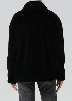 Astrid Sherpa Jacket Black