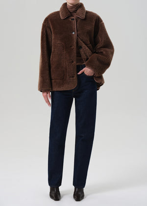 Astrid Sherpa Jacket Warm Tan