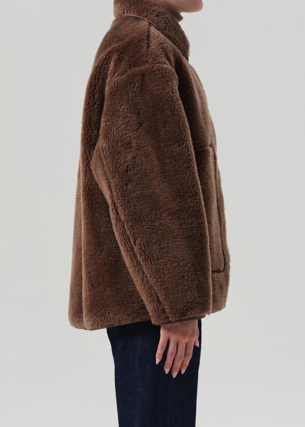 Astrid Sherpa Jacket Warm Tan