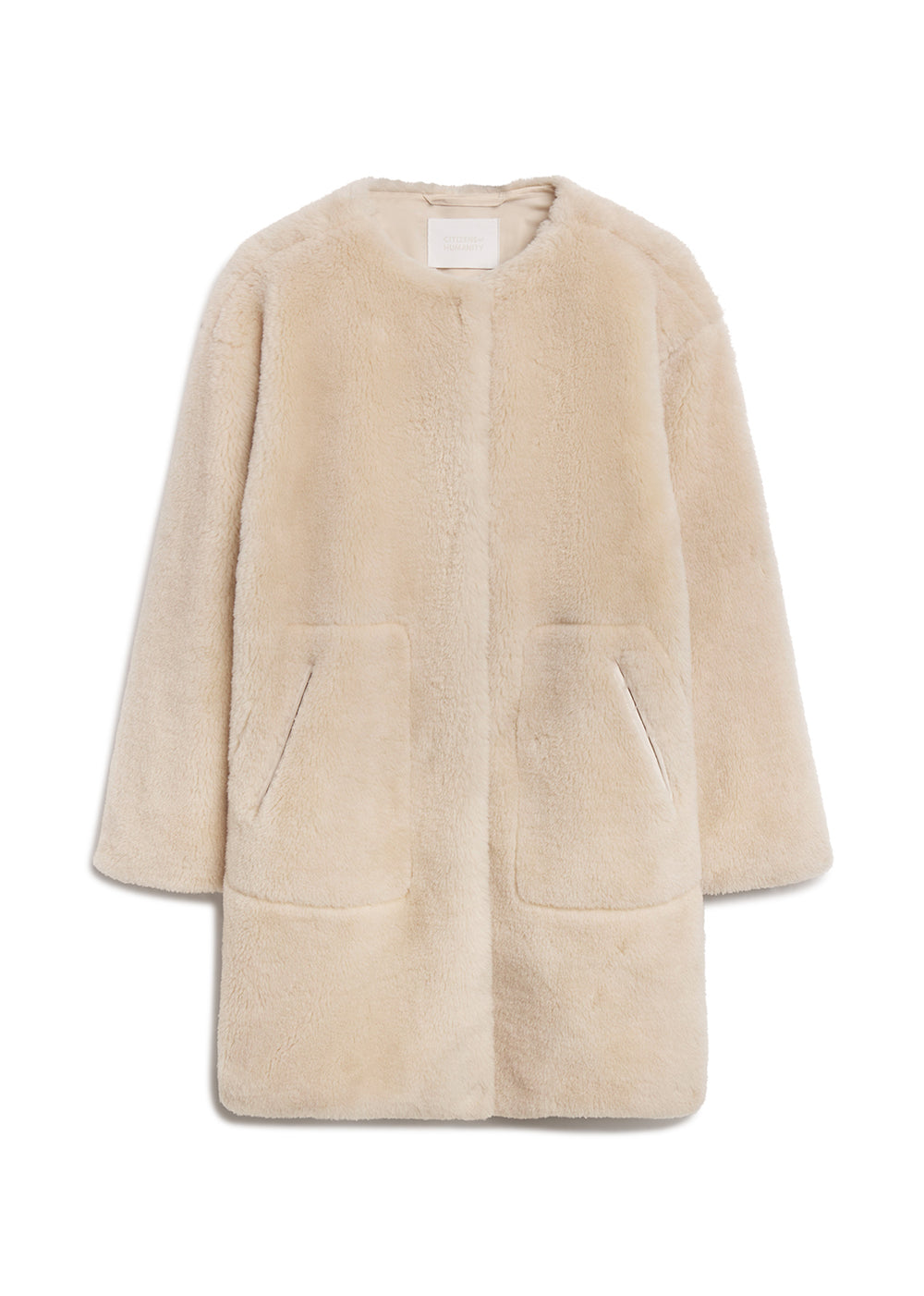 Martina Long Sherpa Coat Cozy