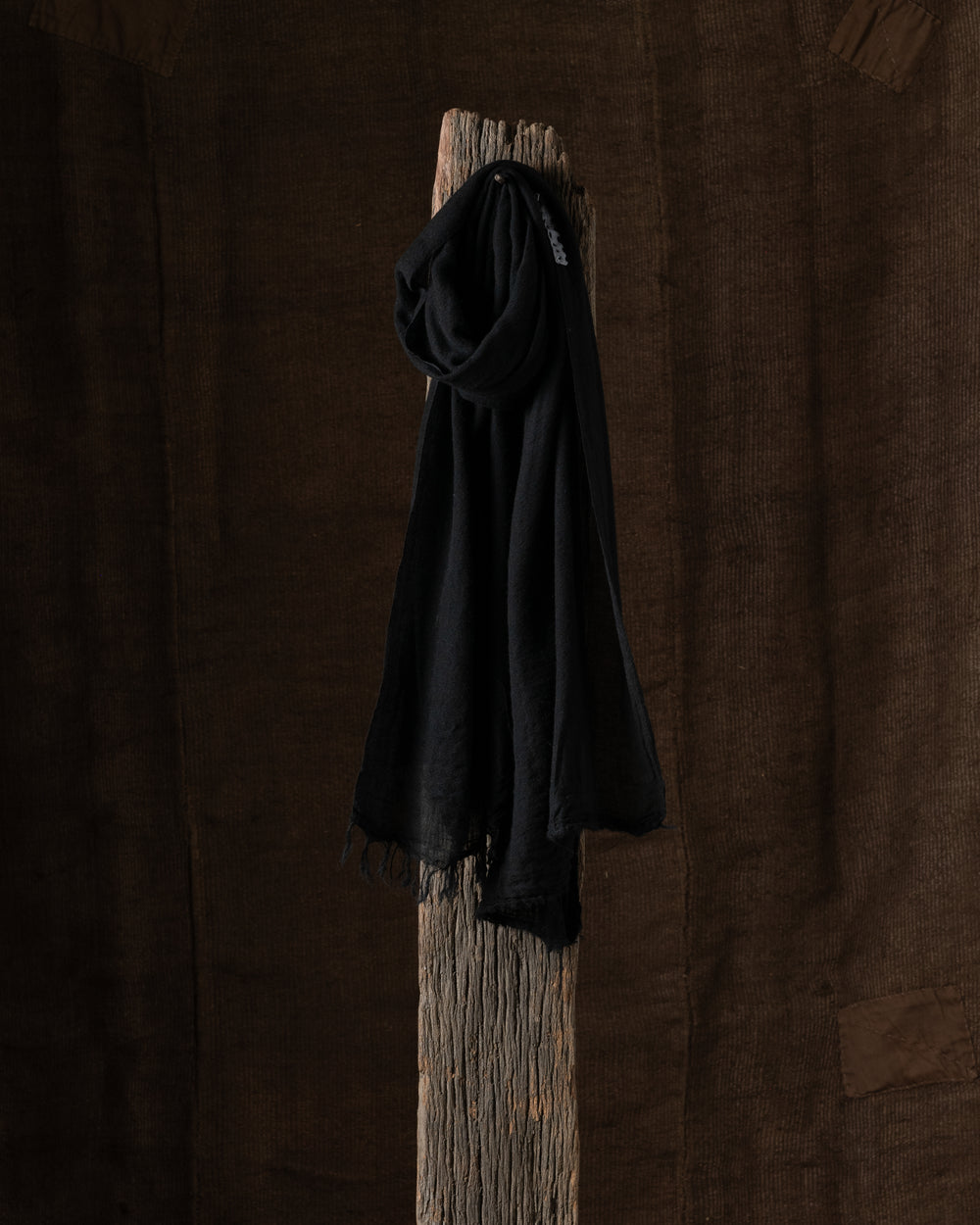 601 Net Cashmere Scarf Black