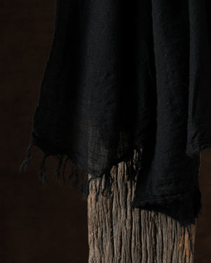 601 Net Cashmere Scarf Black