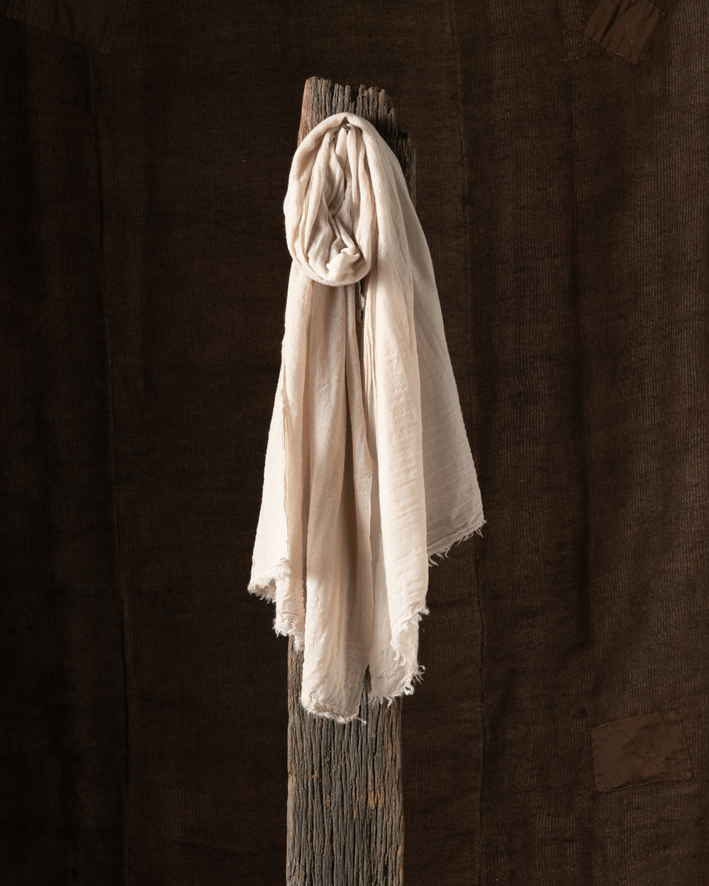 601 Net Cashmere Scarf Latte