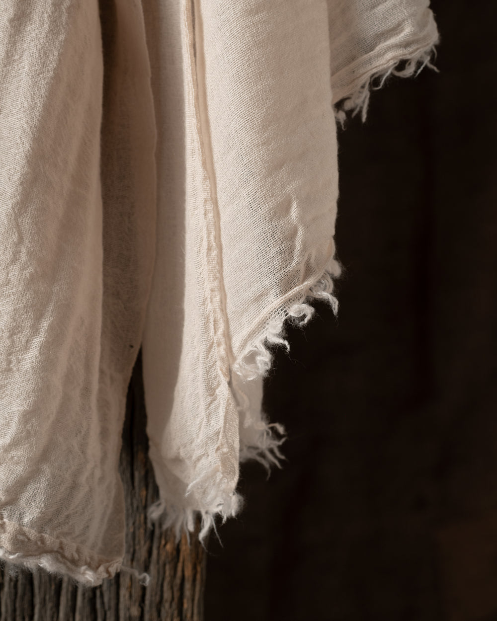 601 Net Cashmere Scarf Latte