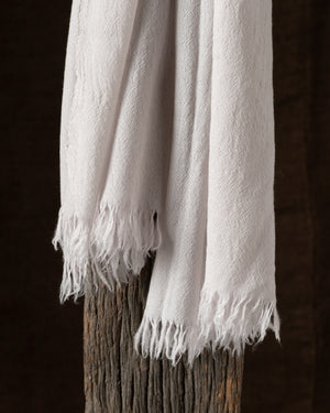 605 Open Slow Cashmere Scarf Au Lait