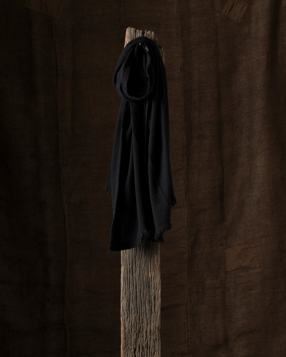 610 Sim Scarf Cashmere Black