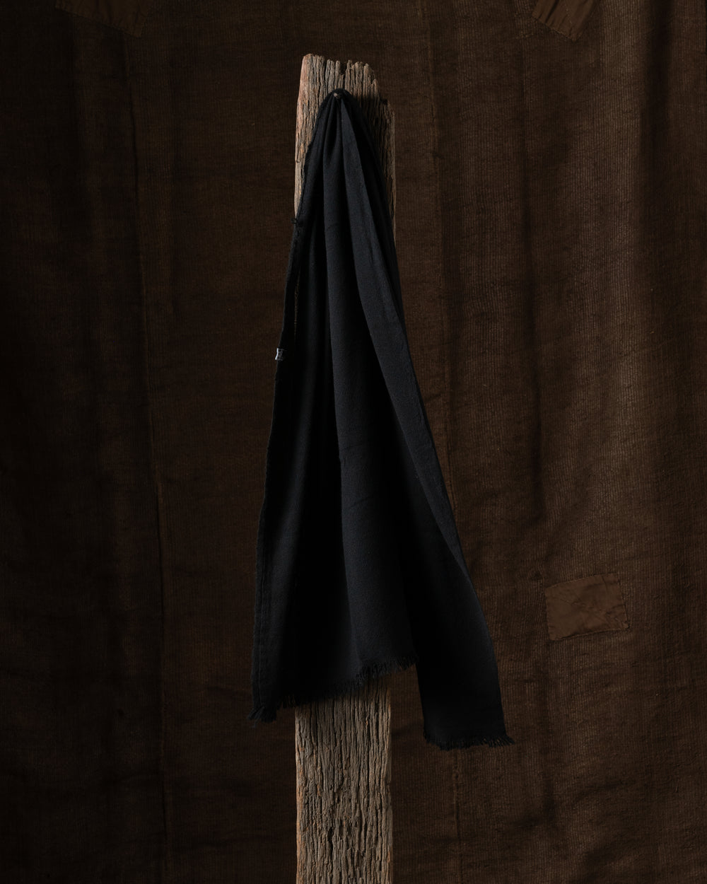 615 Sim Pico Scarf Cashmere Black