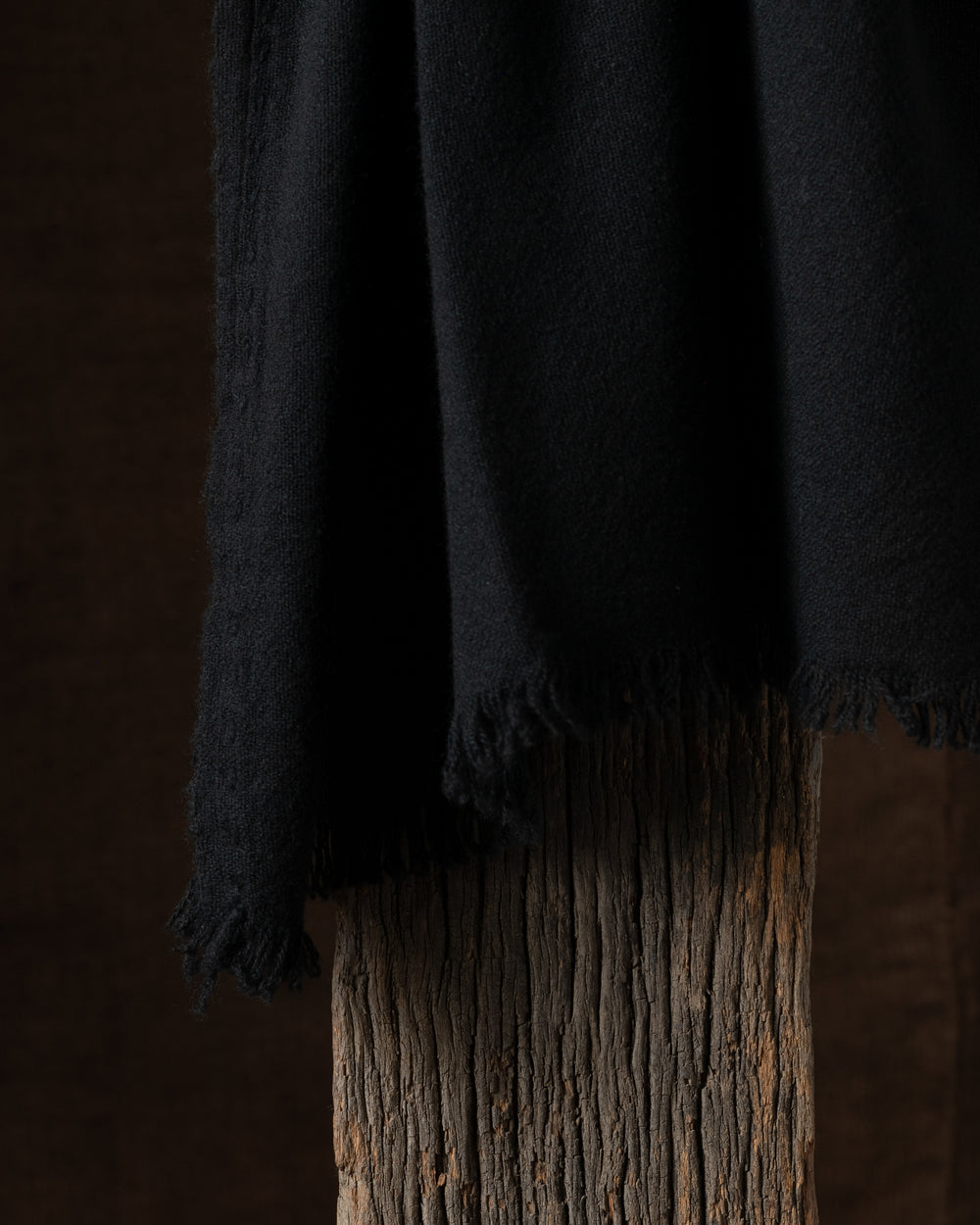 615 Sim Pico Scarf Cashmere Black