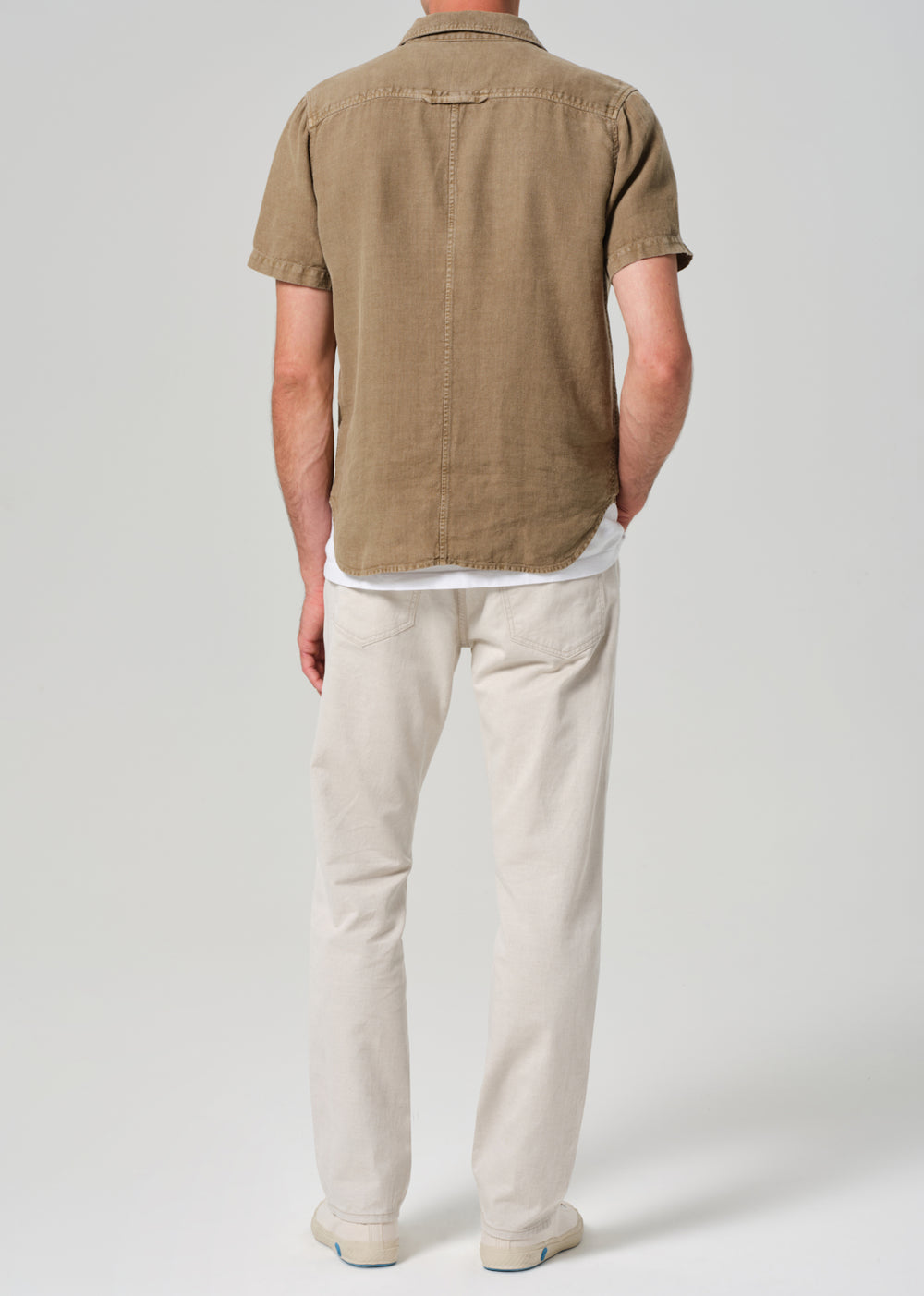 Gage Classic Straight in Natural (Stretch Linen)
