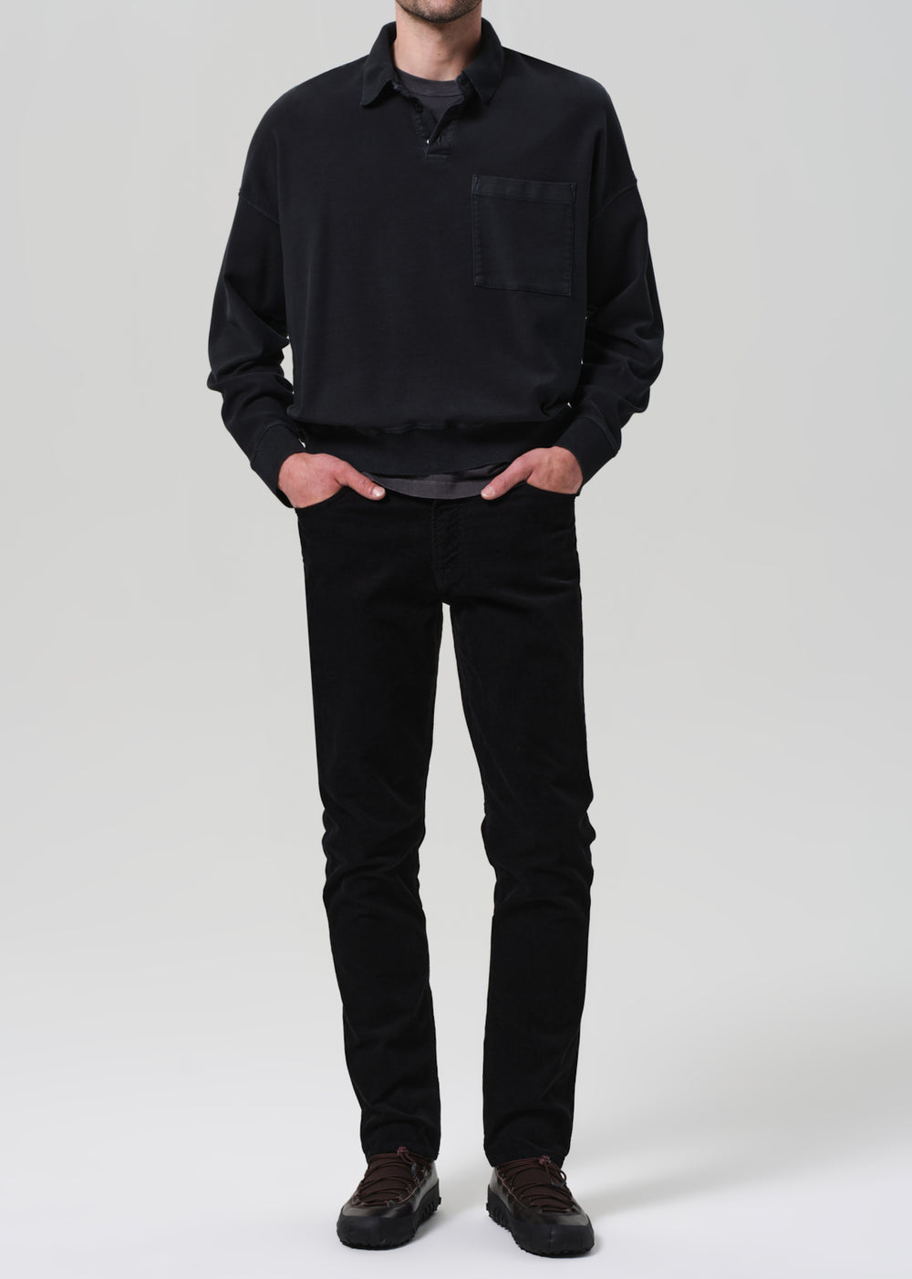Gage in Corduroy Black