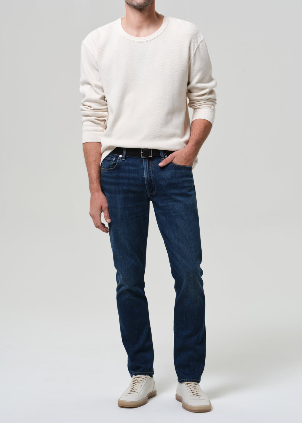 Gage Slim Straight Tinted Dark (tropical denim)