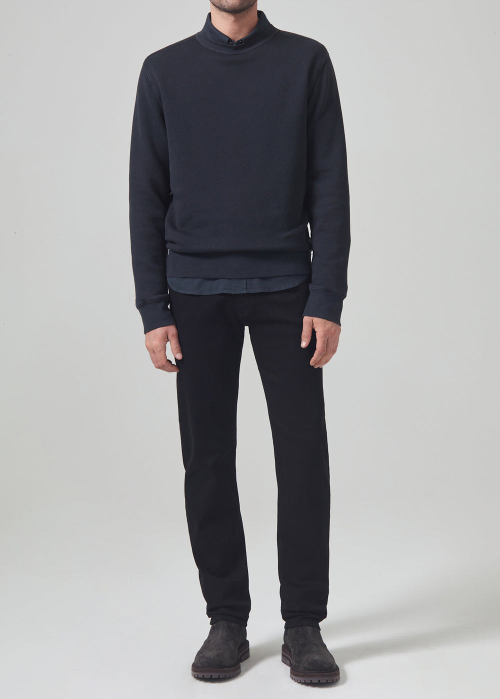 Adler Tapered Classic Stretch Twill in Black