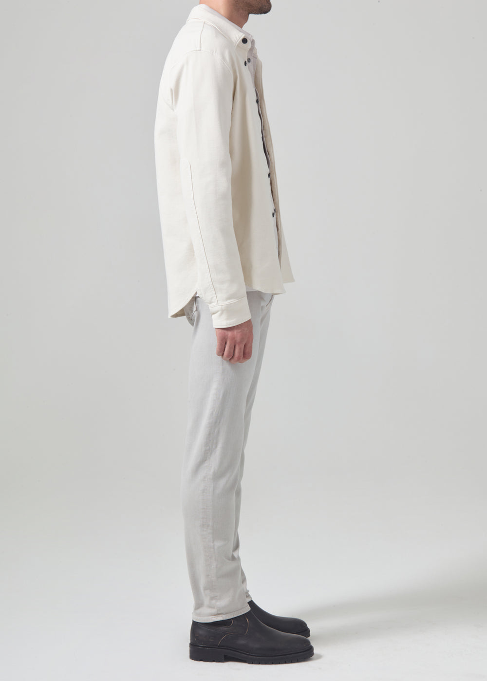 Adler Tapered Classic Stretch Twill in Gris