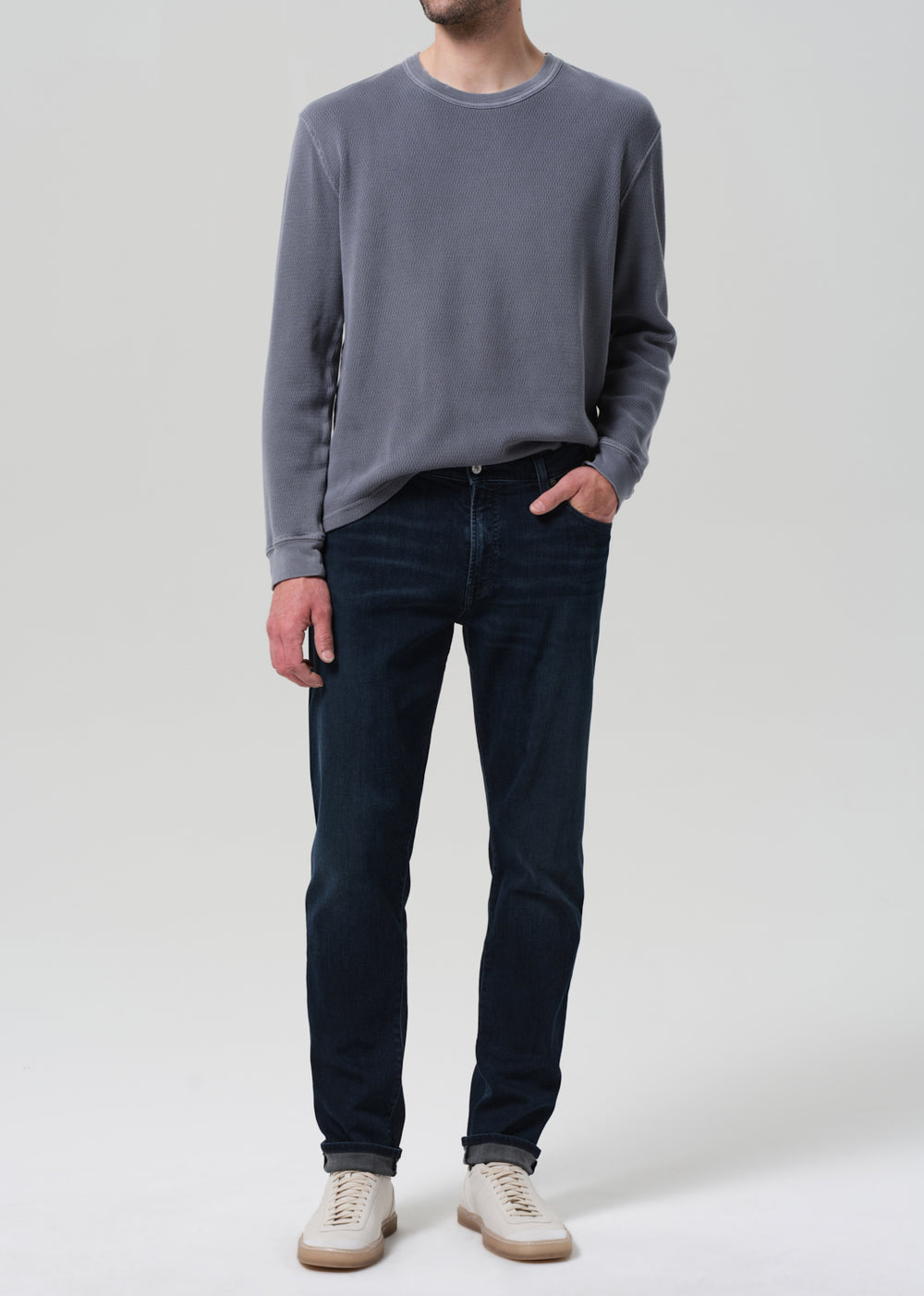 Adler Tapered Classic Stretch Twill in Undertow