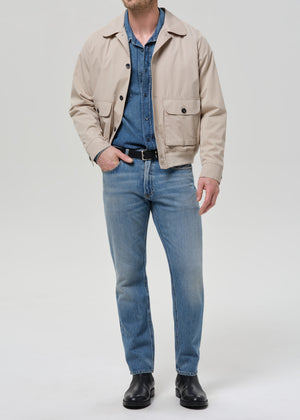 Elijah Classic Straight in Shadow Blue