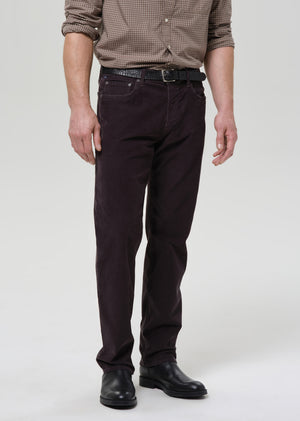 Elijah Classic Straight in Corduroy Charcoal
