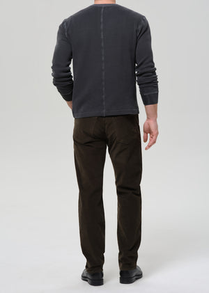 Elijah Classic Straight Corduroy in Olive