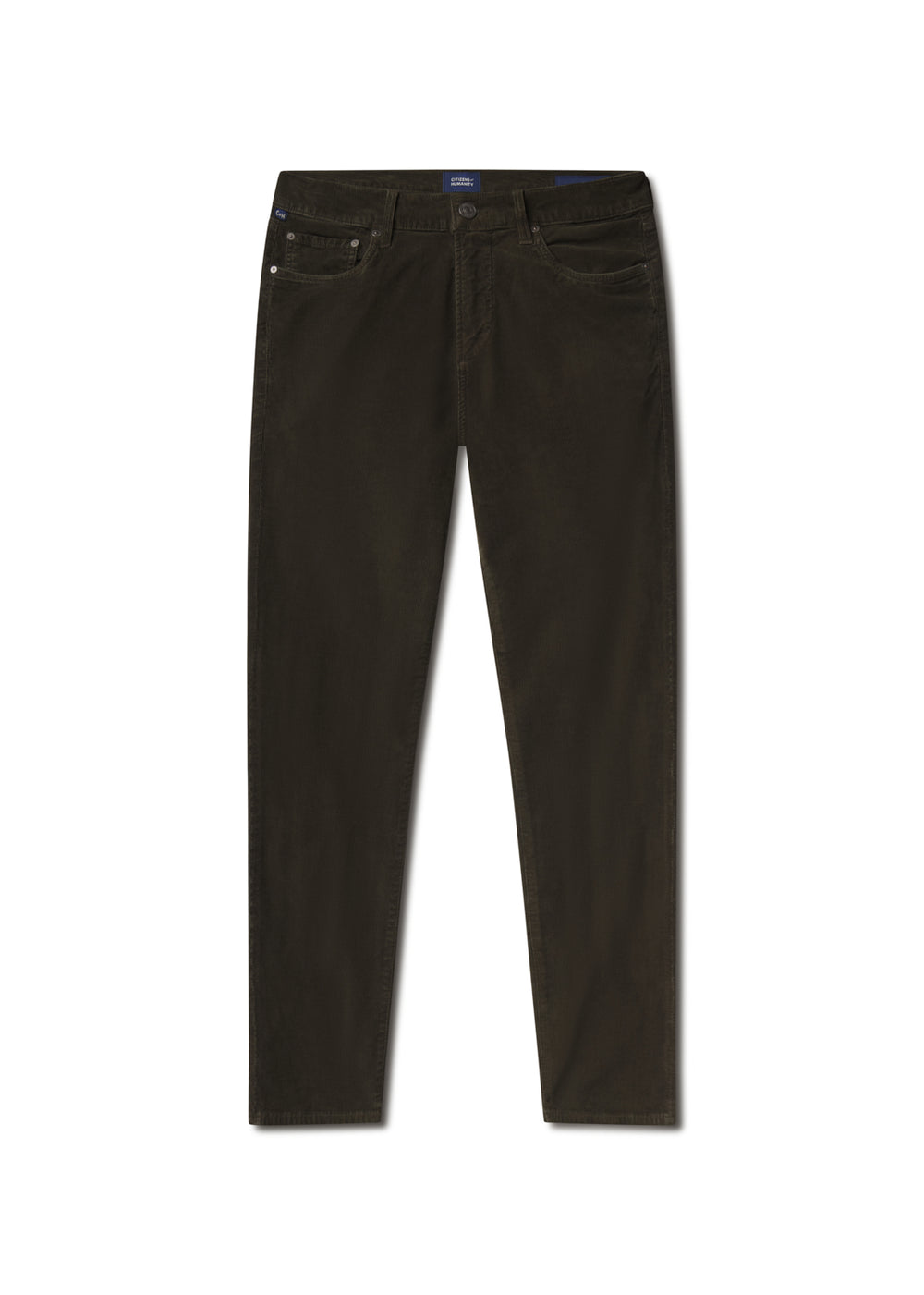 Elijah Classic Straight Corduroy in Olive