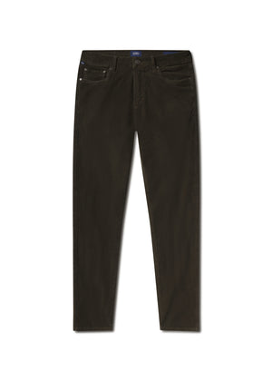 Elijah Classic Straight Corduroy in Olive