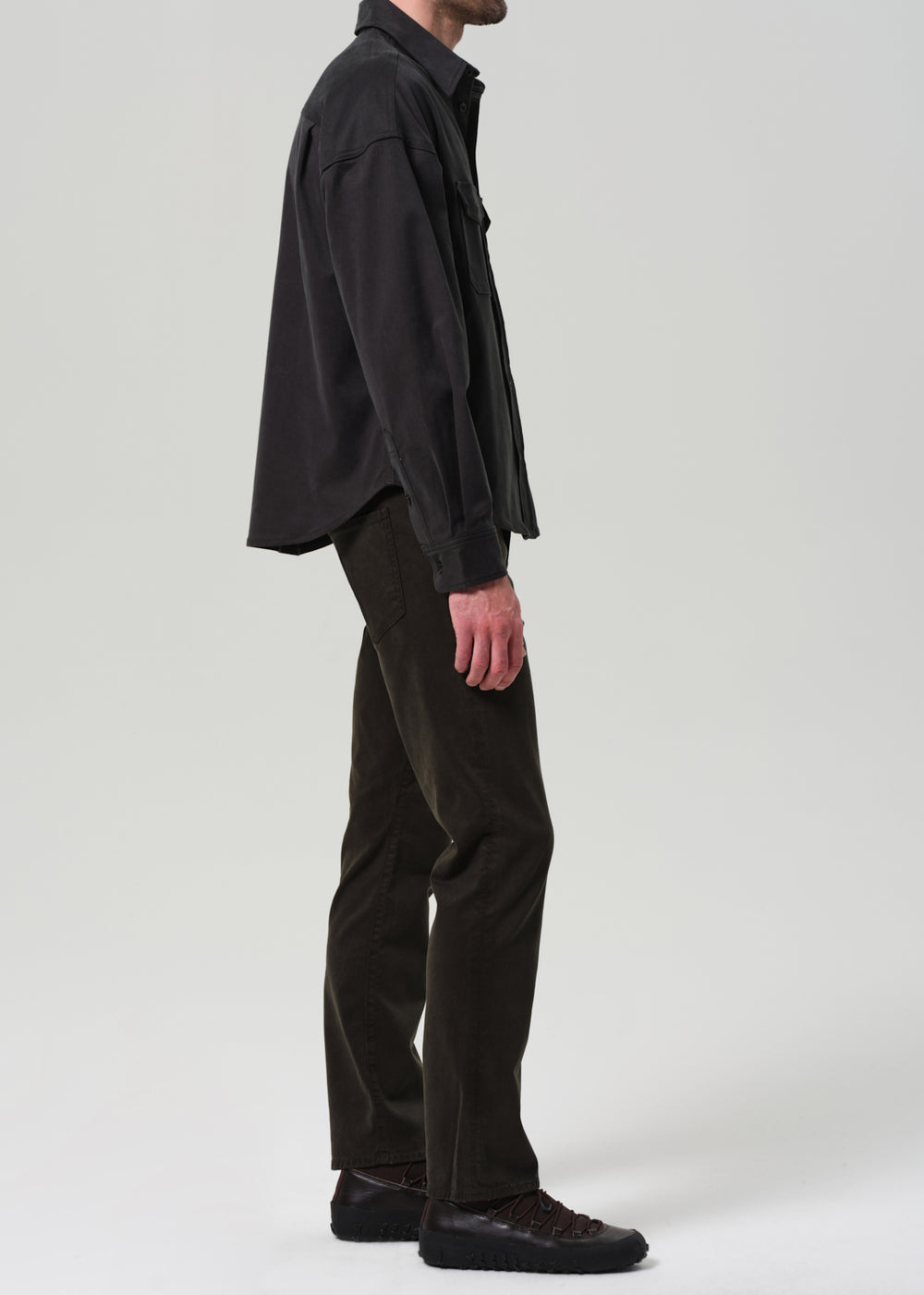 Elijah Relaxed Straight Cashmere Touch Forrest