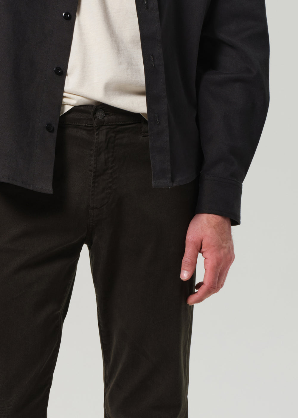 Elijah Relaxed Straight Cashmere Touch Forrest