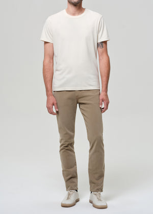Elijah Classic Straight Cashmere Touch in Olive Khaki