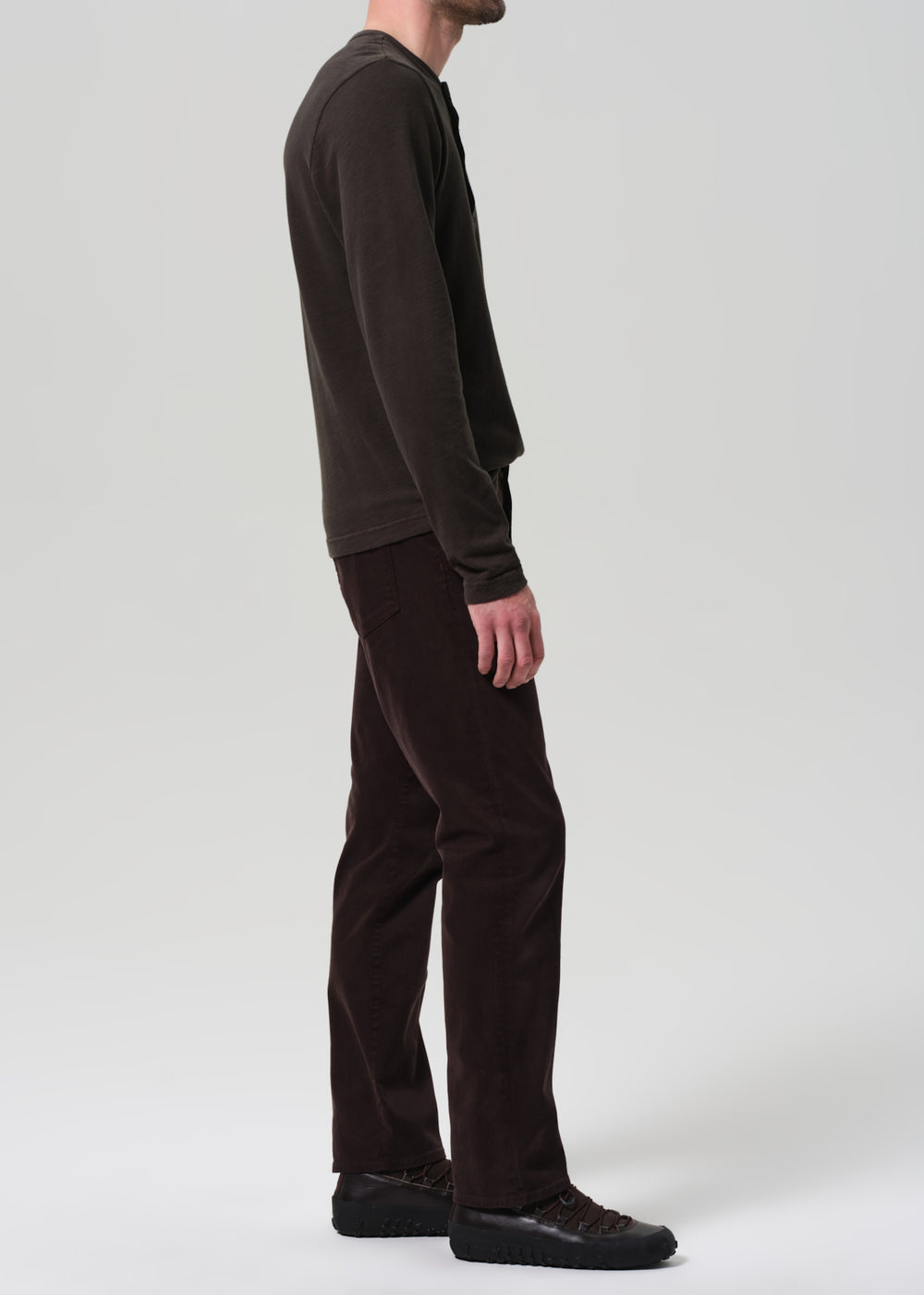 Elijah Relaxed Straight Cashmere Touch Toast