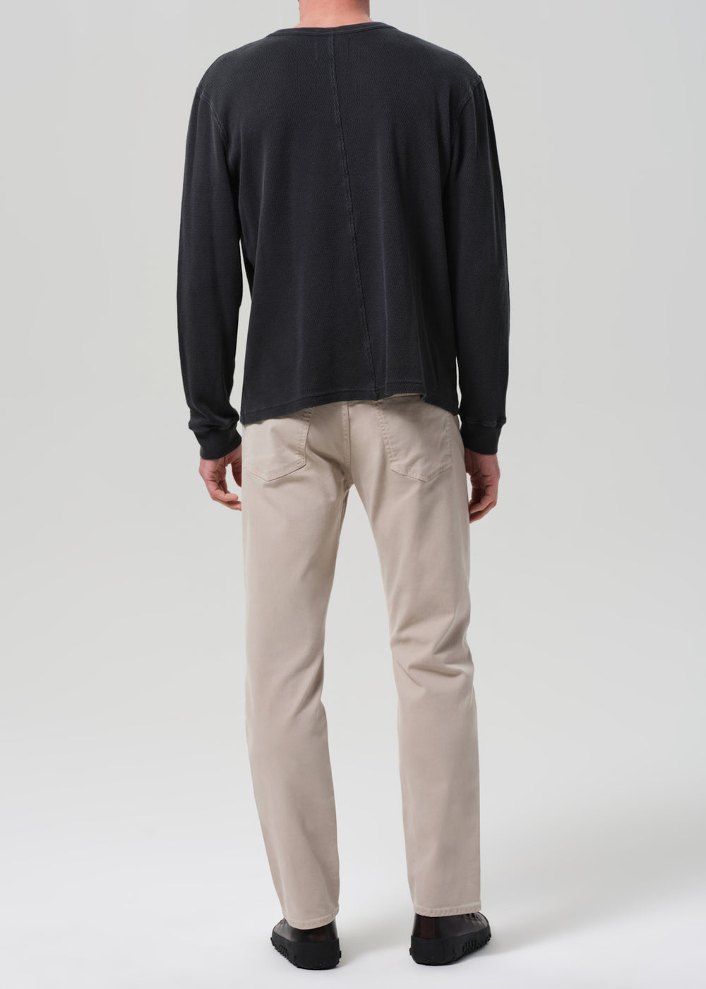 Elijah Relaxed Straight Cashmere Touch Wheat