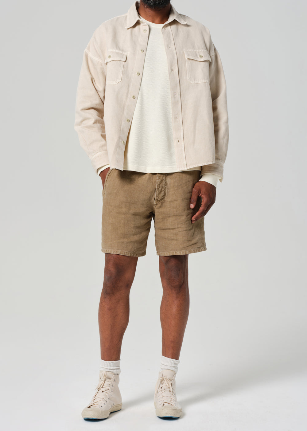 Drawstring Deck Short in Reservoir