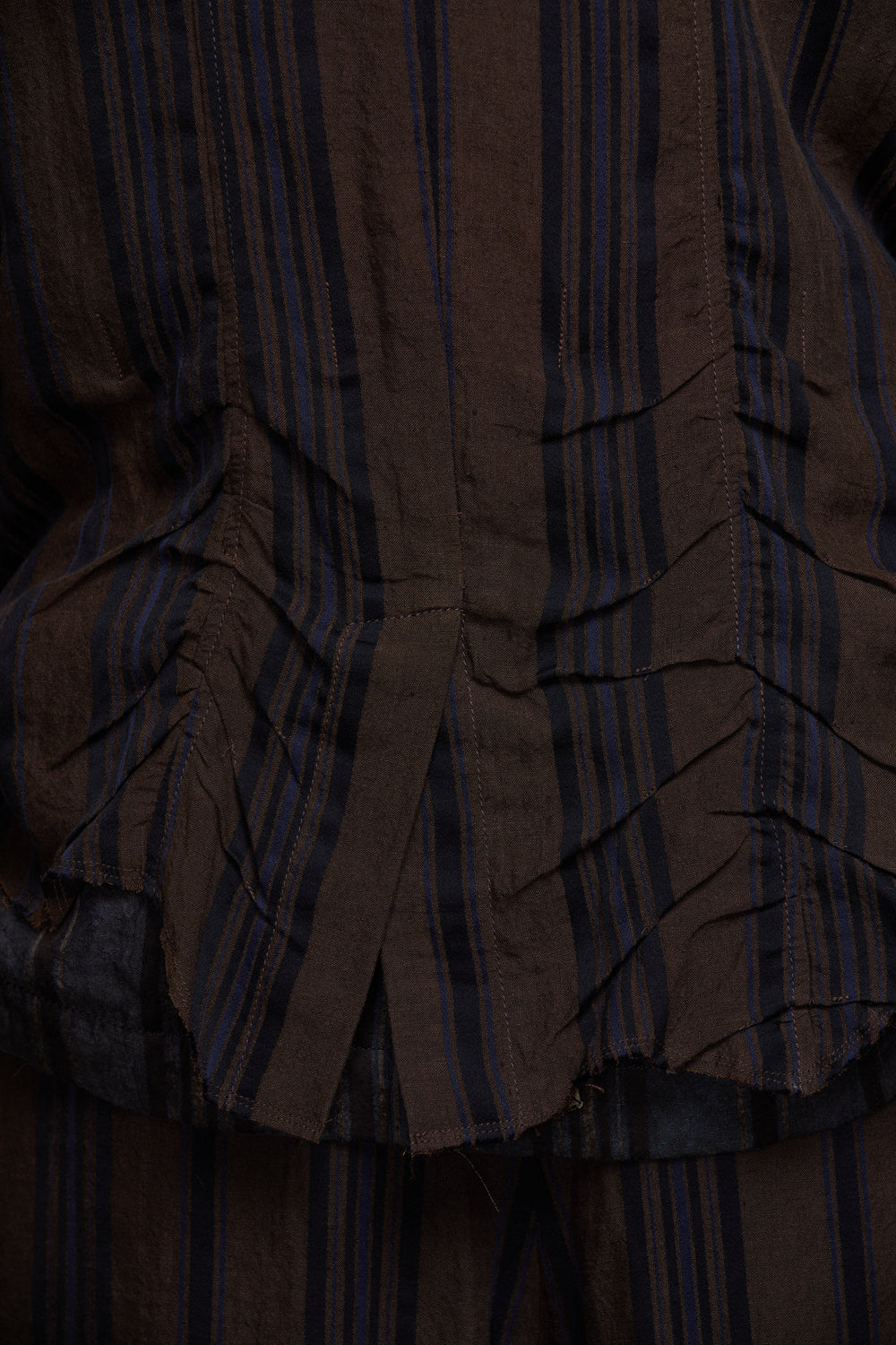 Layered Double Seam 3 Button Blazer