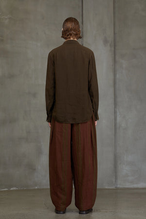 Classic Puppytooth Shirt Khaki Brown