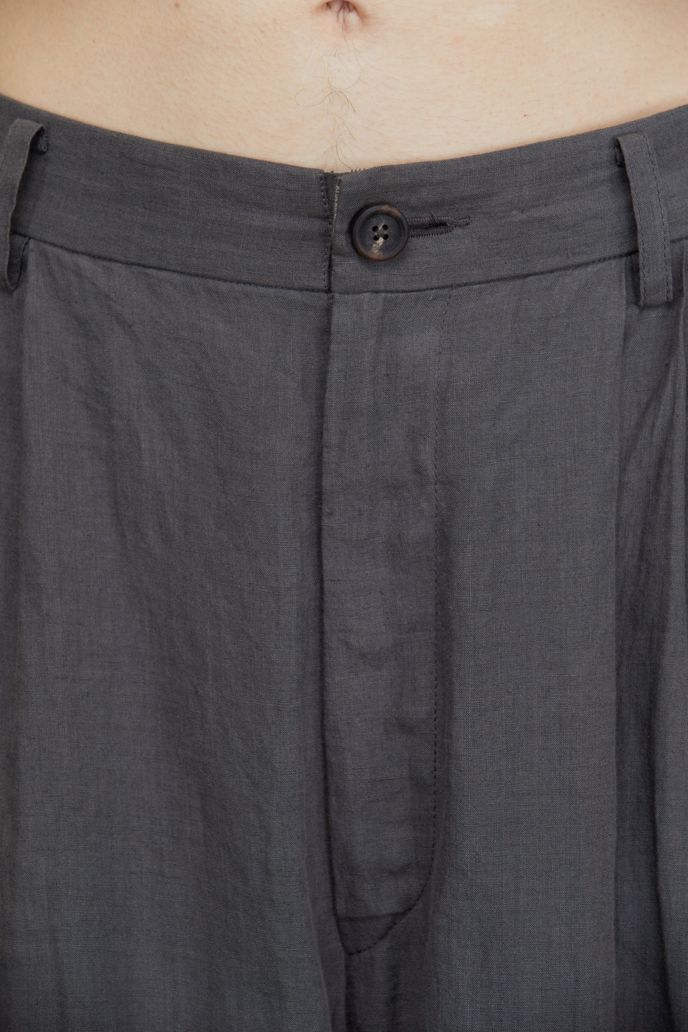 Cropped Trousers Grey