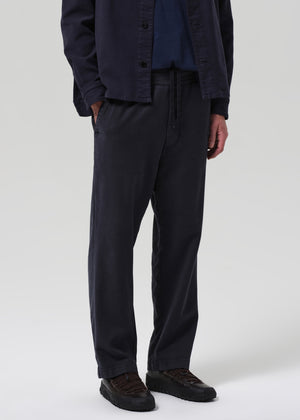 Pull On Pant French Terry Charred Cedar