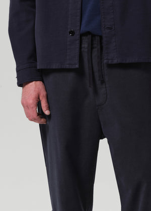 Pull On Pant French Terry Charred Cedar