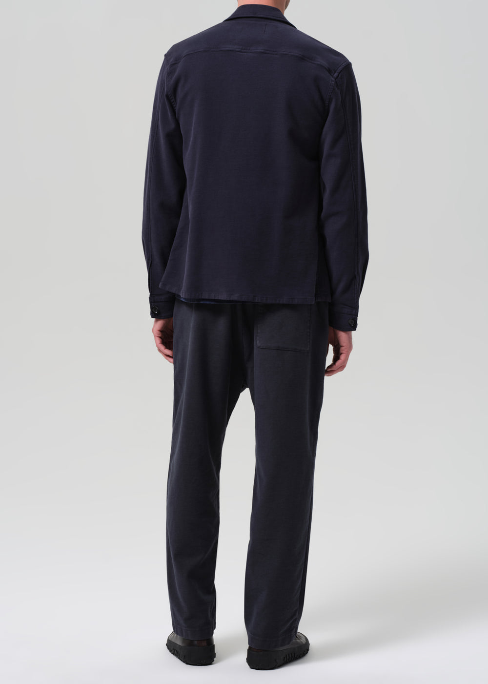 Pull On Pant French Terry Charred Cedar